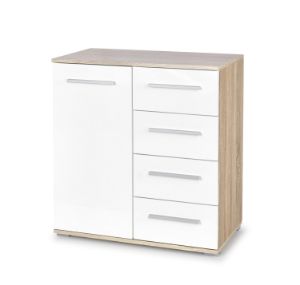 Komoda Lila KM-2 dąb sonoma /biały