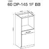 Obrazek Szafka kuchenna Vigo biały HG 60DP-145 1F BB