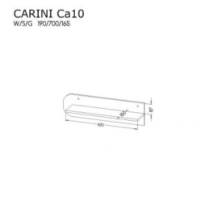 Obrazek Połka wisząca Carini CA10