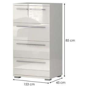 Obrazek Komoda Piano 4S F4V/PN-71/KA/71 beige HG 