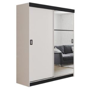 Szafa Retro 138 5L biała / front biały