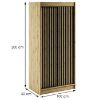 Obrazek Szafa Lamelo 1 100 Dąb Artisan/Czarny