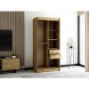 Obrazek Szafa Lamelo 1 100 Dąb Artisan/Czarny