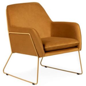 Fotel Milan Bluvel 68/złote
