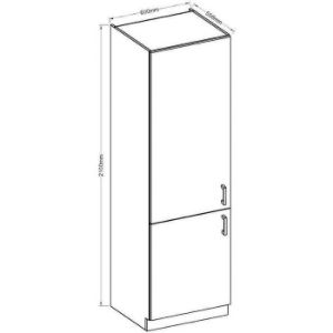 Obrazek Szafa gospodarcza Sara sonoma 60DK-210 2F