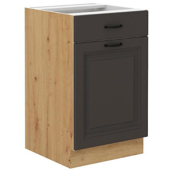 Obrazek Szafka kuchenna STILO grafit mat/artisan 50d 1f 1s bb