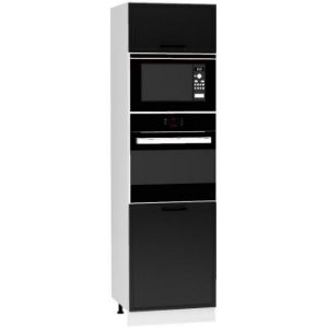 Szafka Kuchenna Emily D60PK MV 2133 PL czarny groszek