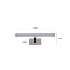 Obrazek Kinkiet Frida 400 AG-F07W40 chrom 7,4W K1