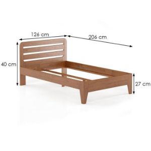 Obrazek Łóżko Buk LK189–120x200 cherry