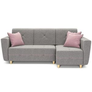 Narożnik Grey Enzo 161+152 drewno naturalne prawostronny