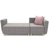Obrazek Narożnik Grey Enzo 161+152 drewno naturalne prawostronny