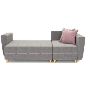 Obrazek Narożnik Grey Enzo 161+152 drewno naturalne prawostronny