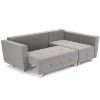 Obrazek Narożnik Grey Enzo 161+152 drewno naturalne prawostronny