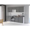 Obrazek Szafka kuchenna Stilo dustgrey/biały 80d 2f bb