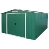 Obrazek Metalowy domek ogrodowy 3627x3221x1961 zielony