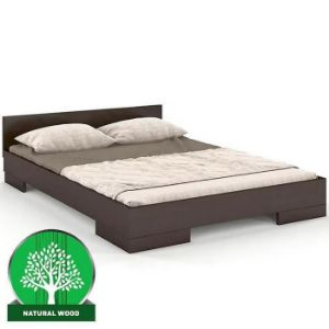 Łóżko drewniane bukowe Skandica Spectrum niskie 90x200 palisander