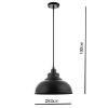 Obrazek Lampa W-106/300 BK LW1