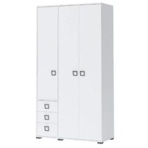 Szafa 3D3S Kiki P33-BE/KI-15 white/white 