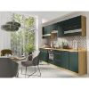 Obrazek Kuchnia Glamour 260 Zestaw C Plus z blatem green