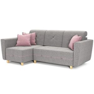 Obrazek Narożnik  Grey Enzo 161+152 drewno naturalne lewostronny