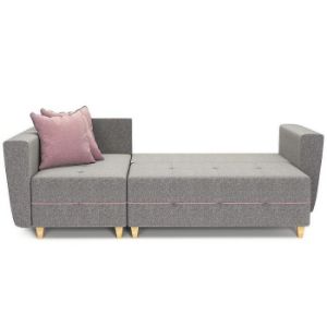 Obrazek Narożnik  Grey Enzo 161+152 drewno naturalne lewostronny