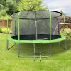 Obrazek Trampolina Comfort z drabinką 305cm zielona
