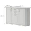 Obrazek Komoda Evergreen EG-K32 polar pine/ivory