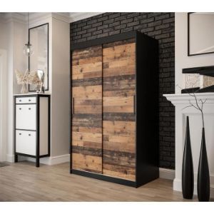 Obrazek Szafa Old Wood T 120 Czarny/Old Style