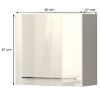 Obrazek Szafka wisząca Piano VK60-1K/PN-71/KA/71 beige