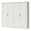 Obrazek Szafa 4d Evergreen p4/eg ivory mat
