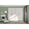 Obrazek Szafa 4d Evergreen p4/eg ivory mat