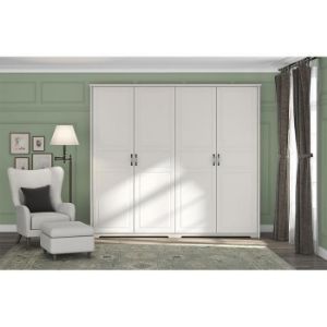 Obrazek Szafa 4d Evergreen p4/eg ivory mat