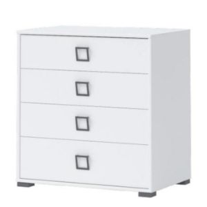 Komoda Kiki F4-BE/KI-15 white/white 