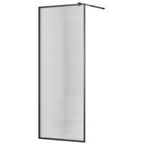 Obrazek Ścianka Walk-in Blur 120x195 black