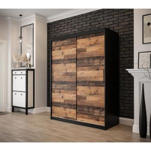 Obrazek Szafa Old Wood T 150 Czarny/Old Style