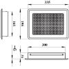 Obrazek Kratka Krlz4-Ml-B Siatka Biała 195x335
