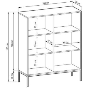 Obrazek Komoda Nova K104 Szary