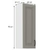 Obrazek Szafka kuchenna Stilo claygrey/biały 30g/90 1f