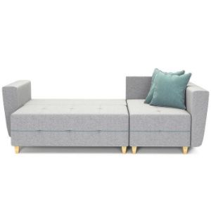 Obrazek Narożnik Grey Enzo 162+154 drewno naturalne prawostronny