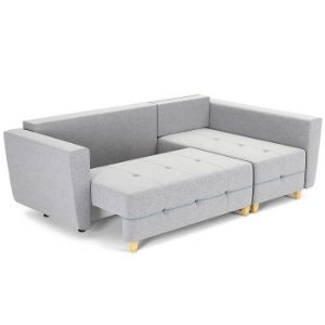 Obrazek Narożnik Grey Enzo 162+154 drewno naturalne prawostronny