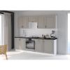 Obrazek Szafka kuchenna Stilo claygrey/biały 40dk/210 2f