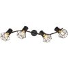 Obrazek Lampa 54017-4 Czarny drut LS4