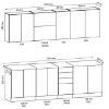 Obrazek Kuchnia Gardena Grey 260 lakierowana