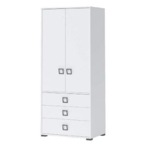 Szafa 2D3S Kiki G23-BE/KI-15 white/white 