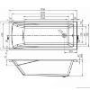 Obrazek Wanna Rondo 170x70
