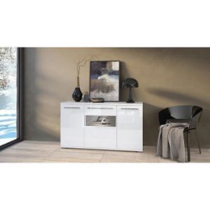 Obrazek Komoda Piano K150-3KS/PN-70/KA/70 crystal white