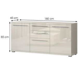 Obrazek Komoda Piano K180-3K2F/PN-71/KA/71 beige