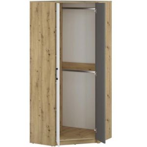 Obrazek Szafa 82 Fini 13 dąb artisan/biały/antracyt