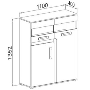 Obrazek Barek Apetito 110 antracyt nr-16