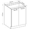 Obrazek Szafka kuchenna Wiktoria chamonix/legno 60d 2f bb